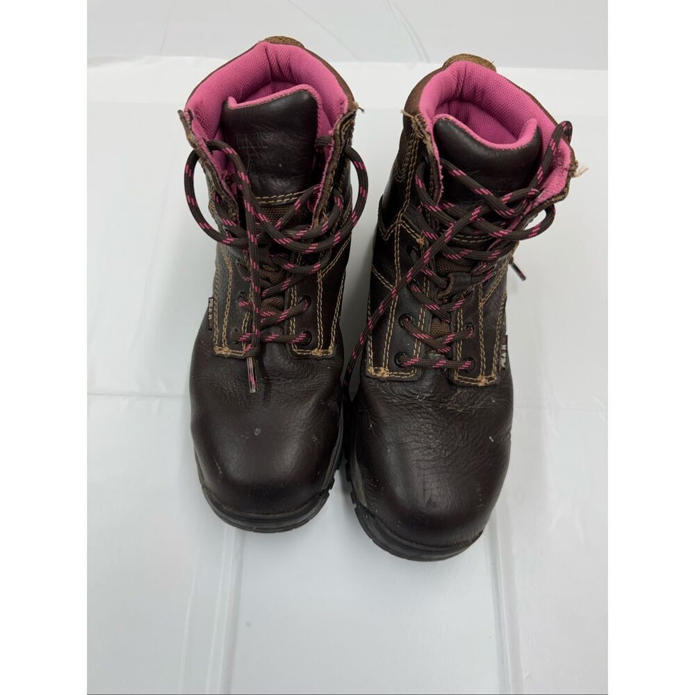 Wolverine Women’s Piper Waterproof Composite Toe Brown Work Boot Size 7